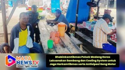 Bhabinkamtibmas Polsek Medang Deras Laksanakan Sambang dan Cooling System untuk Jaga Harkamtibmas serta Antisipasi Geng Motor