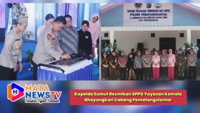 Kapolda Sumut Resmikan SPPG Yayasan Kemala Bhayangkari Cabang Pematangsiantar
