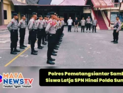 Polres Pematangsiantar Sambut Siswa Latja SPN Hinai Polda Sumut