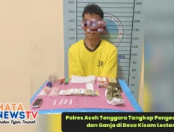 Polres Aceh Tenggara Tangkap Pengedar Sabu dan Ganja di Desa Kisam Lestari