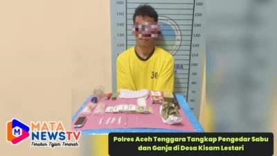 Polres Aceh Tenggara Tangkap Pengedar Sabu dan Ganja di Desa Kisam Lestari