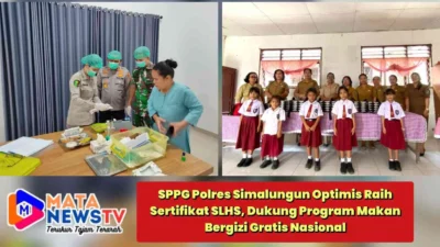 SPPG Polres Simalungun Optimis Raih Sertifikat SLHS, Dukung Program Makan Bergizi Gratis Nasional