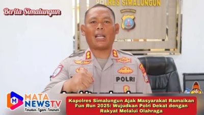 Kapolres Simalungun Ajak Masyarakat Ramaikan Fun Run 2025: Wujudkan Polri Dekat dengan Rakyat Melalui Olahraga
