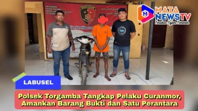 Polsek Torgamba Tangkap Pelaku Curanmor, Amankan Barang Bukti dan Satu Perantara