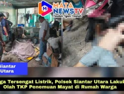 Diduga Tersengat Listrik, Polsek Siantar Utara Lakukan Olah TKP Penemuan Mayat di Rumah Warga