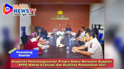 Kapolres Pematangsiantar Pimpin Rakor Bersama Supplier SPPG Bahas Evaluasi dan Kualitas Pemenuhan Gizi