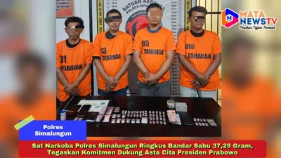 Sat Narkoba Polres Simalungun Ringkus Bandar Sabu 37,29 Gram, Tegaskan Komitmen Dukung Asta Cita Presiden Prabowo