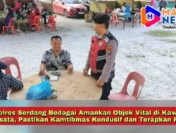 Polres Serdang Bedagai Amankan Objek Vital di Kawasan Wisata, Pastikan Kamtibmas Kondusif dan Terapkan Prokes