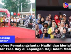 Kapolres Pematangsiantar Hadiri dan Meriahkan Car Free Day di Lapangan Haji Adam Malik,