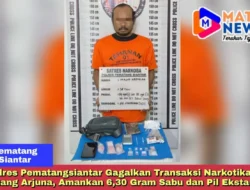 Polres Pematangsiantar Gagalkan Transaksi Narkotika di Gang Arjuna, Amankan 6,30 Gram Sabu dan Pil Ekstasi