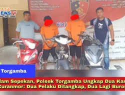 Dalam Sepekan, Polsek Torgamba Ungkap Dua Kasus Curanmor: Dua Pelaku Ditangkap, Dua Lagi Buron