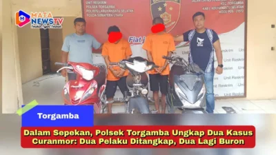 Dalam Sepekan, Polsek Torgamba Ungkap Dua Kasus Curanmor: Dua Pelaku Ditangkap, Dua Lagi Buron