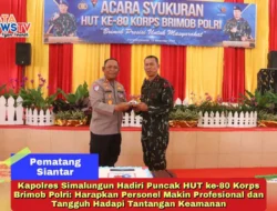 Kapolres Simalungun Hadiri Puncak HUT ke-80 Korps Brimob Polri: Harapkan Personel Makin Profesional dan Tangguh Hadapi Tantangan Keamanan