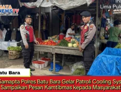 Sat Samapta Polres Batu Bara Gelar Patroli Cooling System, Sampaikan Pesan Kamtibmas kepada Masyarakat