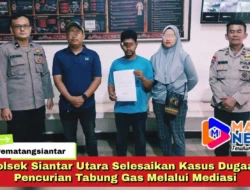 Polsek Siantar Utara Selesaikan Kasus Dugaan Pencurian Tabung Gas Melalui Mediasi