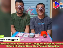 Satresnarkoba Polres Aceh Tenggara Bongkar Peredaran Sabu di Pulonas Baru, Dua Pelaku Ditangkap