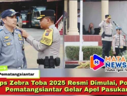 Ops Zebra Toba 2025 Resmi Dimulai, Polres Pematangsiantar Gelar Apel Pasukan