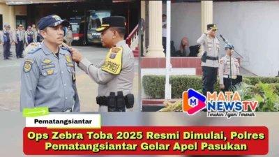 Ops Zebra Toba 2025 Resmi Dimulai, Polres Pematangsiantar Gelar Apel Pasukan