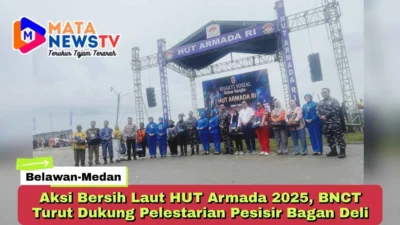 Aksi Bersih Laut HUT Armada 2025, BNCT Turut Dukung Pelestarian Pesisir Bagan Deli