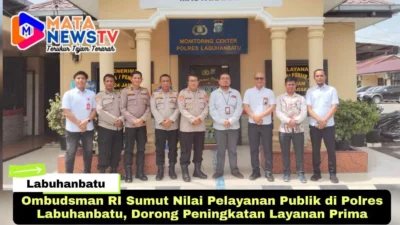 Ombudsman RI Sumut Nilai Pelayanan Publik di Polres Labuhanbatu, Dorong Peningkatan Layanan Prima