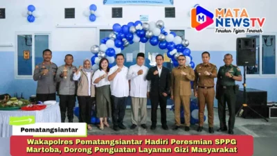 Wakapolres Pematangsiantar Hadiri Peresmian SPPG Martoba, Dorong Penguatan Layanan Gizi Masyarakat