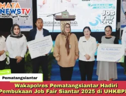 Wakapolres Pematangsiantar Hadiri Pembukaan Job Fair Siantar 2025 di UHKBPNP