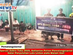 Operasi Zebra Toba 2025, Satlantas Polres Pematangsiantar Gelar Penyuluhan Lalu Lintas pada Malam Hari
