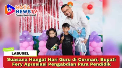 Suasana Hangat Hari Guru di Cermari, Bupati Fery Apresiasi Pengabdian Para Pendidik