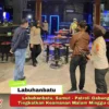 Labuhanbatu, Sumut - Patroli Gabungan Tiga Pilar Tingkatkan Keamanan Malam Minggu di Labuhanbatu