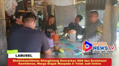 Bhabinkamtibmas Silangkitang Gencarkan DDS dan Sosialisasi Kamtibmas, Warga Diajak Waspada & Tolak Judi Online