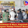 Curhat Kamtibmas di Moro, Kapolsek Tekankan Kesiapsiagaan Hadapi Potensi Bencana Alam