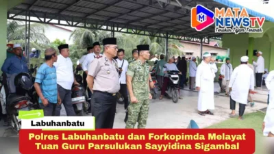 Polres Labuhanbatu dan Forkopimda Melayat Tuan Guru Parsulukan Sayyidina Sigambal