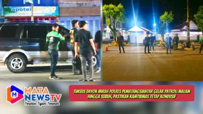 Timsus Dayok Mirah Polres Pematangsiantar Gelar Patroli Malam Hingga Subuh, Pastikan Kamtibmas Tetap Kondusif