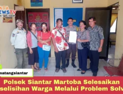 Polsek Siantar Martoba Selesaikan Perselisihan Warga Melalui Problem Solving