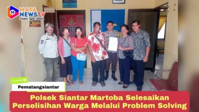 Polsek Siantar Martoba Selesaikan Perselisihan Warga Melalui Problem Solving