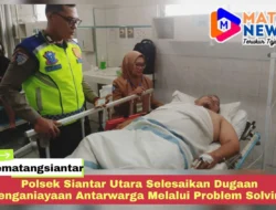 Polsek Siantar Utara Selesaikan Dugaan Penganiayaan Antarwarga Melalui Problem Solving