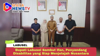 Bupati Labusel Sambut Ifan, Penyandang Disabilitas yang Siap Menjelajah Nusantara