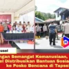 Dengan Semangat Kemanusiaan, Polres Labusel Distribusikan Bantuan Sosial Tahap II ke Posko Bencana d...
