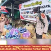 Polwan Polres Aceh Tenggara Gelar Trauma Healing, Pulihkan Psikologis Anak-Anak dan Perempuan Korban...