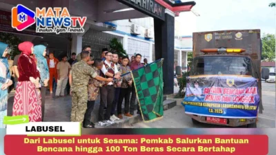 Dari Labusel untuk Sesama: Pemkab Salurkan Bantuan Bencana hingga 100 Ton Beras Secara Bertahap