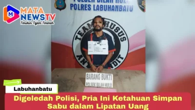 Digeledah Polisi, Pria Ini Ketahuan Simpan Sabu dalam Lipatan Uang