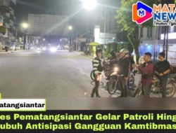 Polres Pematangsiantar Gelar Patroli Hingga Subuh Antisipasi Gangguan Kamtibmas