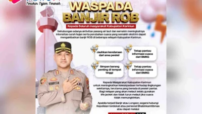 Polres Karimun Keluarkan Imbauan Resmi: Masyarakat Diminta Waspada Potensi Banjir Rob