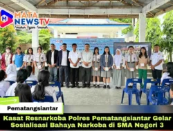 Kasat Resnarkoba Polres Pematangsiantar Gelar Sosialisasi Bahaya Narkoba di SMA Negeri 3