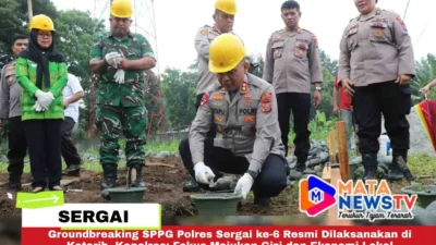 Groundbreaking SPPG Polres Sergai ke-6 Resmi Dilaksanakan di Kotarih, Kapolres: Fokus Majukan Gizi dan Ekonomi Lokal