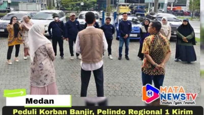 Peduli Korban Banjir, Pelindo Regional 1 Kirim Relawan dan Salurkan Bantuan ke Kota Langsa