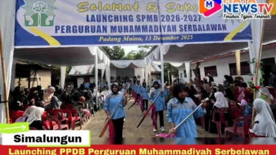Launching PPDB Perguruan Muhammadiyah Serbelawan 2026/2027 Sukses Digelar di Nagori Padang Mainu