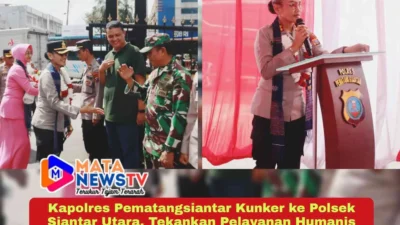 Kapolres Pematangsiantar Kunker ke Polsek Siantar Utara, Tekankan Pelayanan Humanis dan Rasa Aman bagi Masyarakat