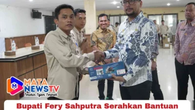 Bupati Fery Sahputra Serahkan Bantuan Peralatan Usaha kepada Pemuda Labusel