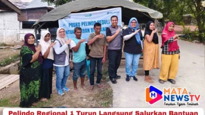 Pelindo Regional 1 Turun Langsung Salurkan Bantuan Kemanusiaan untuk Korban Banjir di Aceh